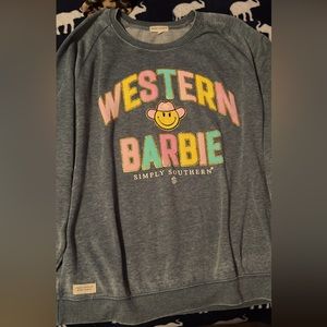 Western sweatshirt